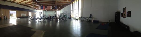 Pano shot of the entire gym