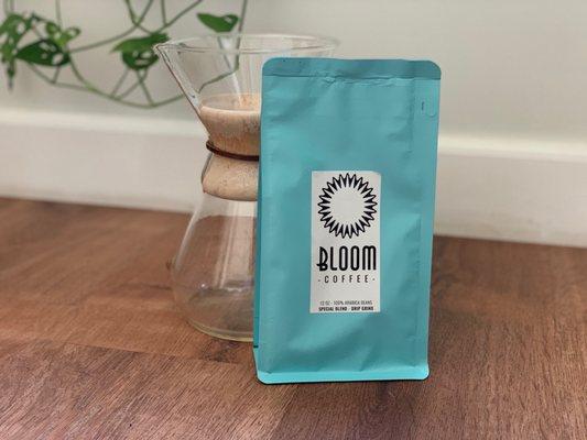 Their New Bloom Coffee! In fine and drip grind, yummmmmm!