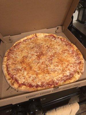 Giant 19" cheese pizza