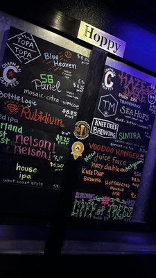 Chalkboard Menu