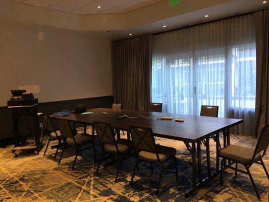 Boardroom breakout - there are 5 similar conference rooms and a larger ballroom