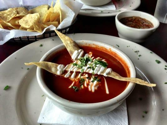 Tortilla soup...great taste and presentation.