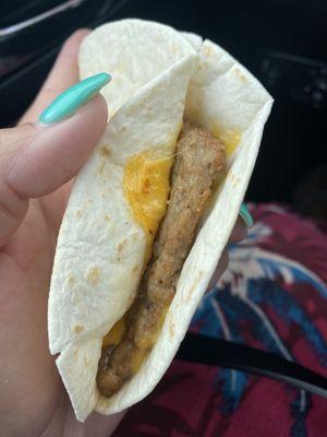 Wake-Up Wrap - Turkey Sausage Egg & Cheese no egg