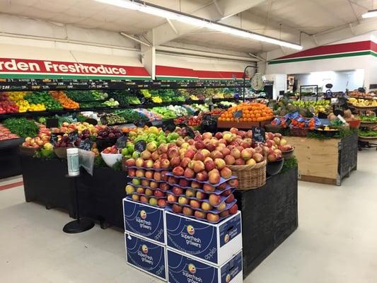 Produce department - excellent selection, presentation is good, food was fresh, and great prices too!