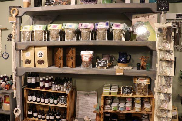 Local Salves, Tinctures, & Tonics, Teas, & More...