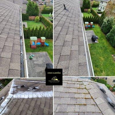 ROOF AND GUTTER CLEANING SERVICES!  NO MORE MOSS ON YOUR ROOF! LETS ADD MOSS CONTROL. EMAIL ME YOUR INFO + REQUEST @ CLEAN.ALL1000@GMAIL.COM