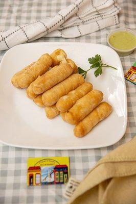 Venezuelan Cheese Sticks known as Tequeños