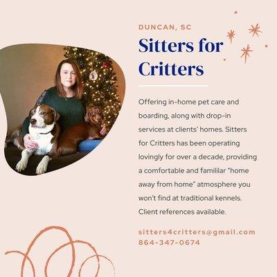 Sitters For Critters