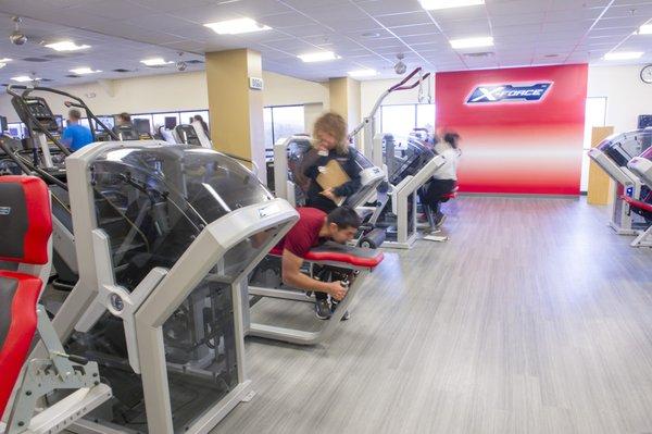 New state-of-the-art X-Force strength machines!