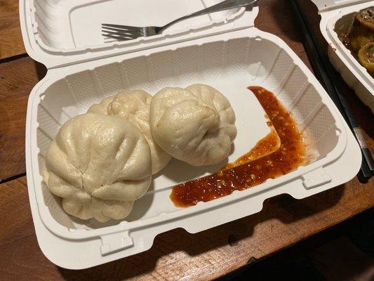 Maple mushroom bao