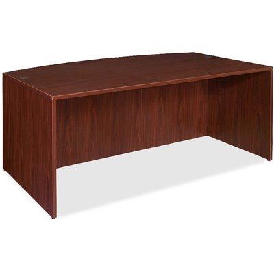 D- Shaped Bow front Desk 25.5"h x 70.9"w x 41.4"d, Available for order! Mahogany