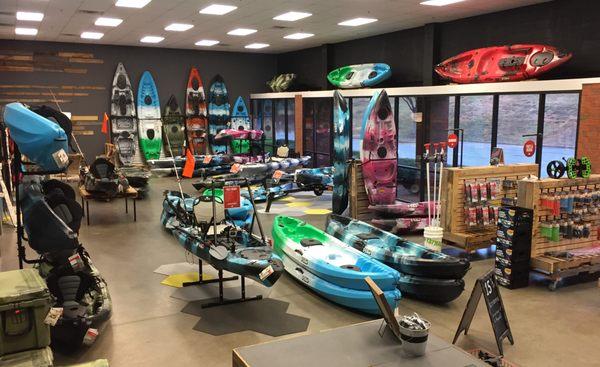 Vibe headquarters -- Kennesaw's local kayak paddle shop.