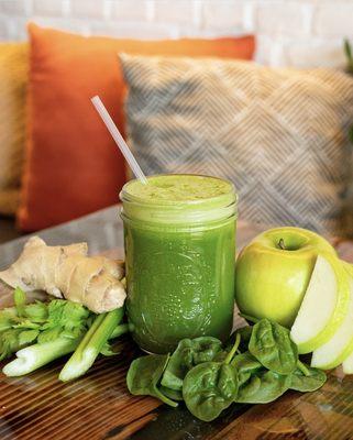 Cleanse your body with a green juice by BKLYN Blend