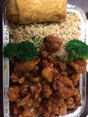 General Tso's to go combo