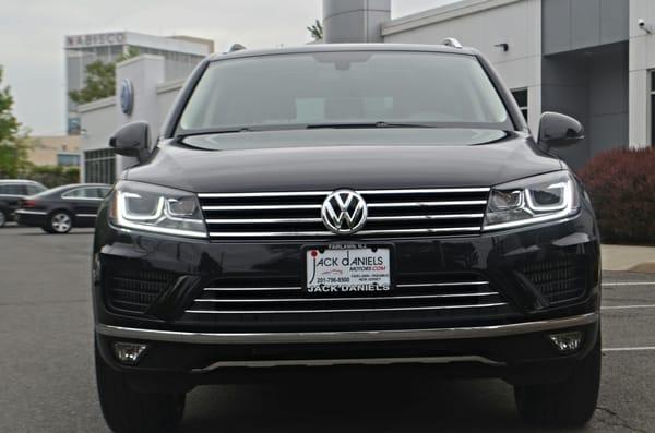 VW Touareg outside our Service Center