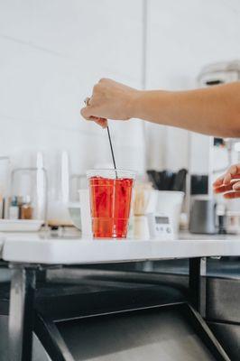 Iced Tea in the making.