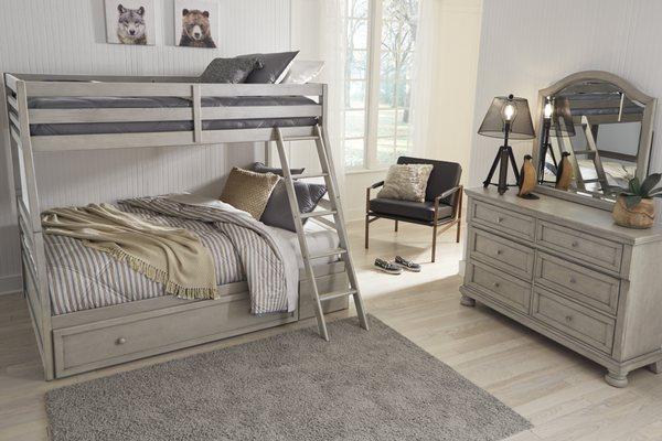 We have kids bedroom furniture and kids mattresses.