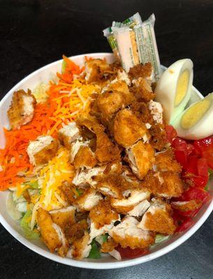 Crispy chicken salad