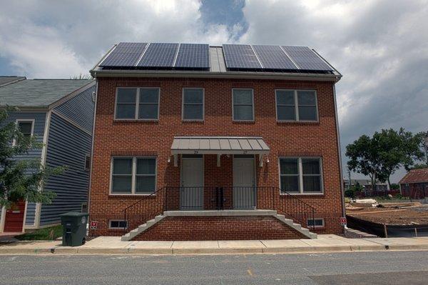 Low income home goes PV solar installation