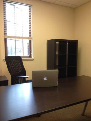 Private Office space with window