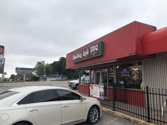 The front of Smoky Jay's BBQ