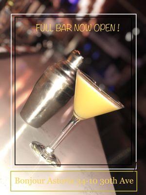 Bar open until late!