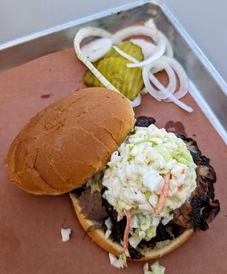 Brisket with Slaw