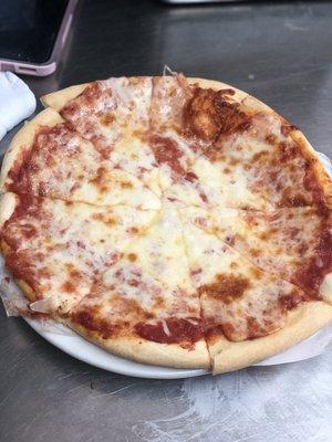 Small cheese pizza