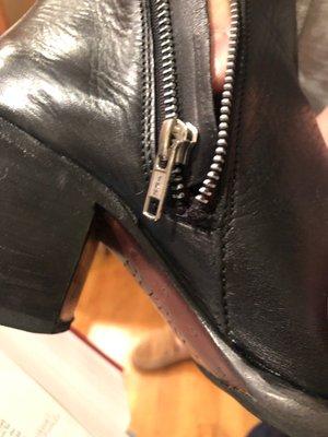 Before--busted zipper wouldn't let me close the boot, rendering them unwearable!