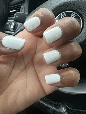 Unacceptable gel manicure