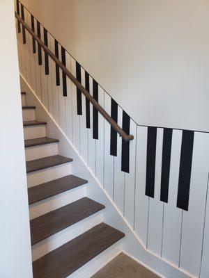 Piano keys stairwell