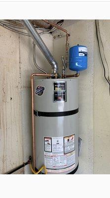 Installed New 50 gal water heater