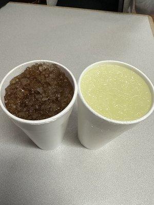 Slushy iced drinks