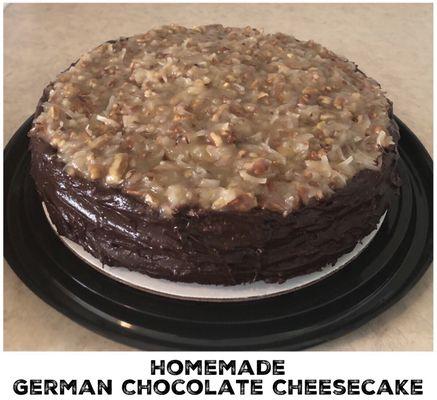 German Chocolate Cheesecake