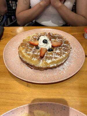 Waffles with Fresh Fruit