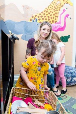 Plenty of toys in our children's area