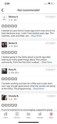 Don't forget to check out the dozens of 5 Star reviews from actual members that Yelp decides to hide!!