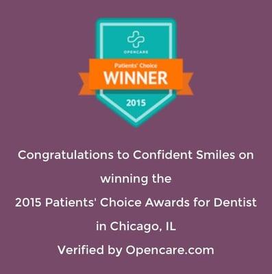 2015 Patient's Choice Award