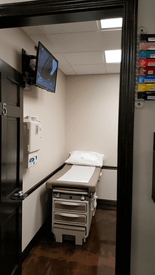 Our exam rooms all have cable TV for our patients to enjoy as they are being cared for.