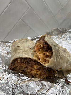 #8 Carne Asada Burrito