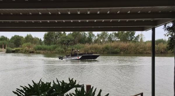 Highway Patrol on the Rio Grande