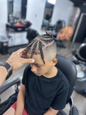 Fade and braids