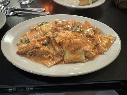 Vodka Sauce Ravioli