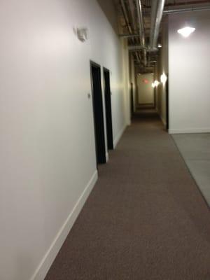 Hallway to apartments