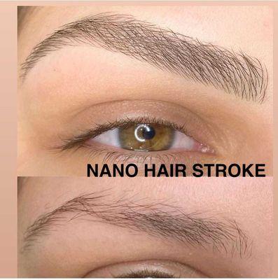 SKYLINE NAIL SPA offer  NANO HAIR STROKE (microblading) & EYELASH EXTENSION,