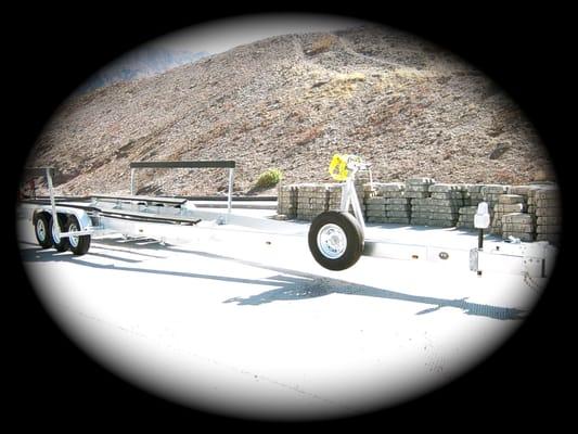 Custom 3 Axle trailer Galvanized for 37' Sea Ray Lake Mead