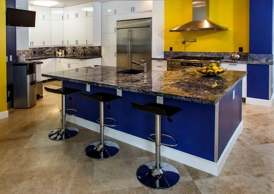 Blue Bahia Granite Kitchen- Boynton Beach FL