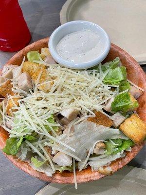 Chicken Ceasar salad