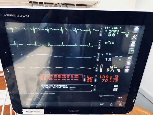 VA Hospital Monitor in rooms