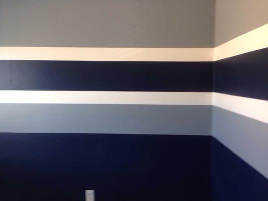 Dallas Cowboy paint job by Robert and his crew